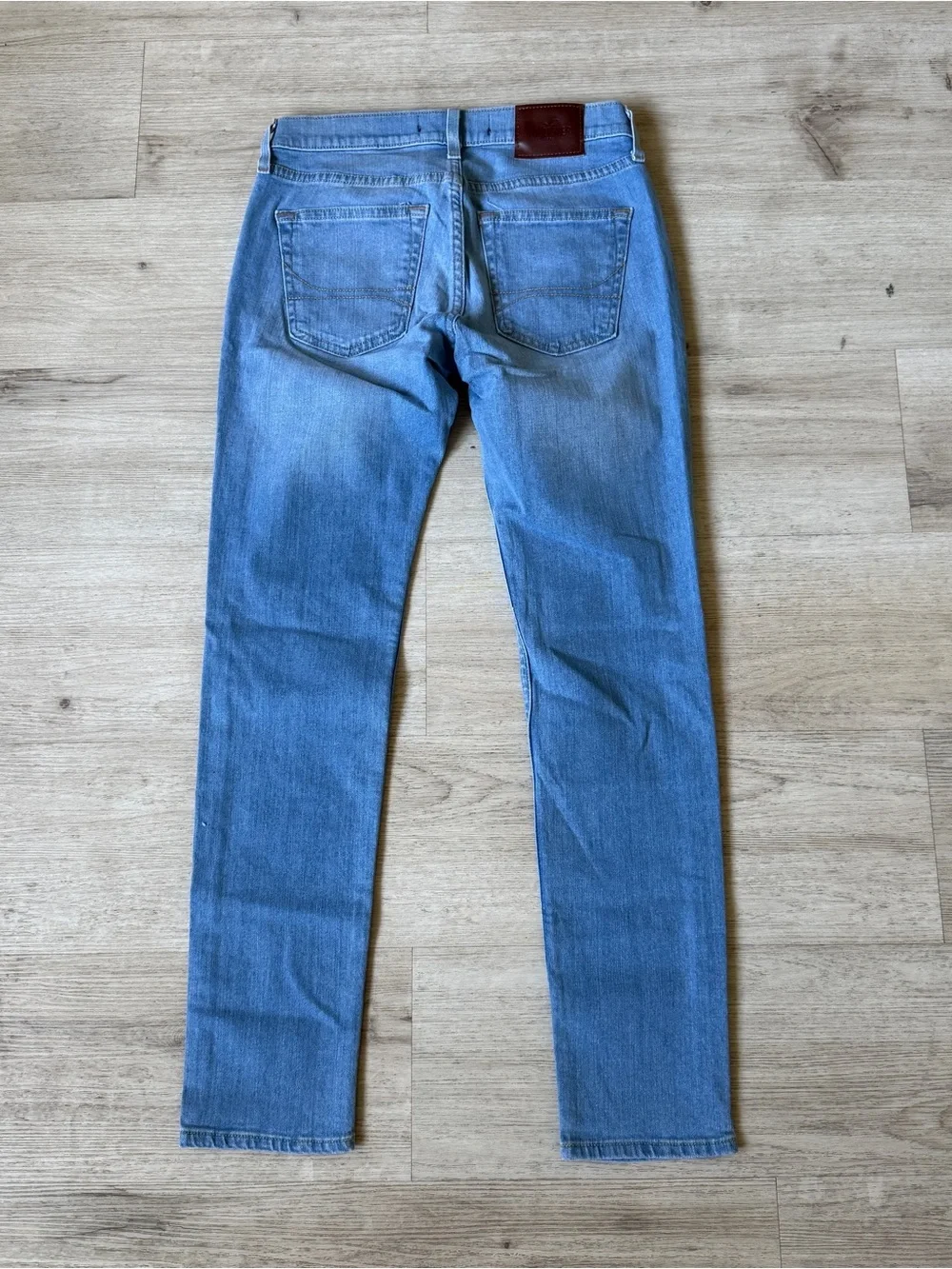 Hollister Epic Flex Skinny Jeans Men’s 29x32 Light Wash Stretch Denim